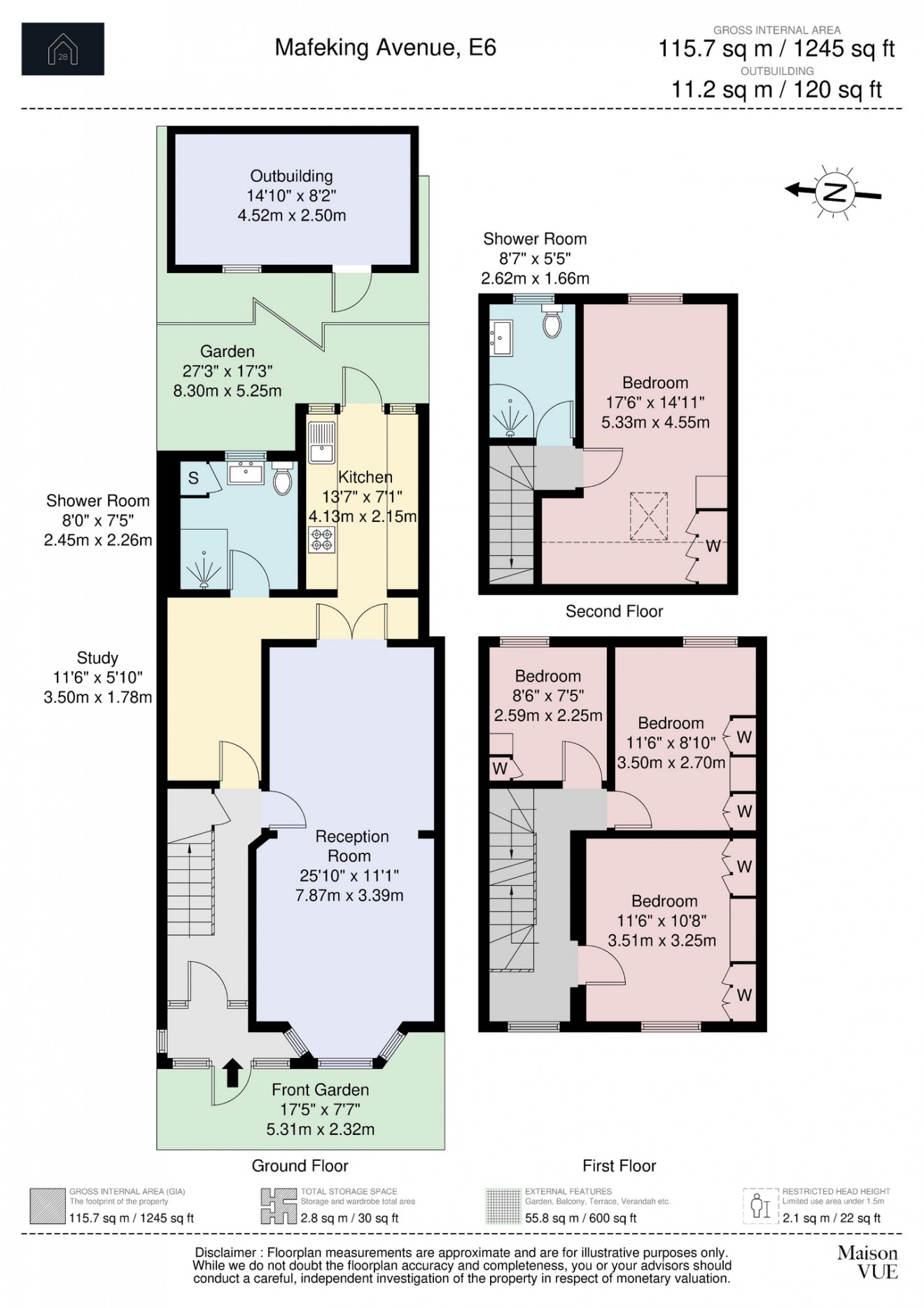 Floorplan for Mafeking Avenue, E6