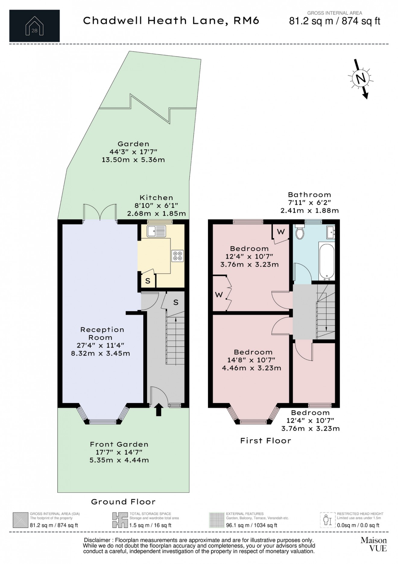 Floorplan for Chadwell Heath Lane, RM6