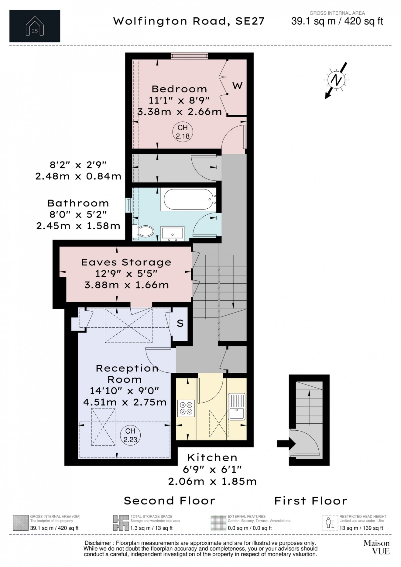 Floorplan for Wolfington Road, SE27