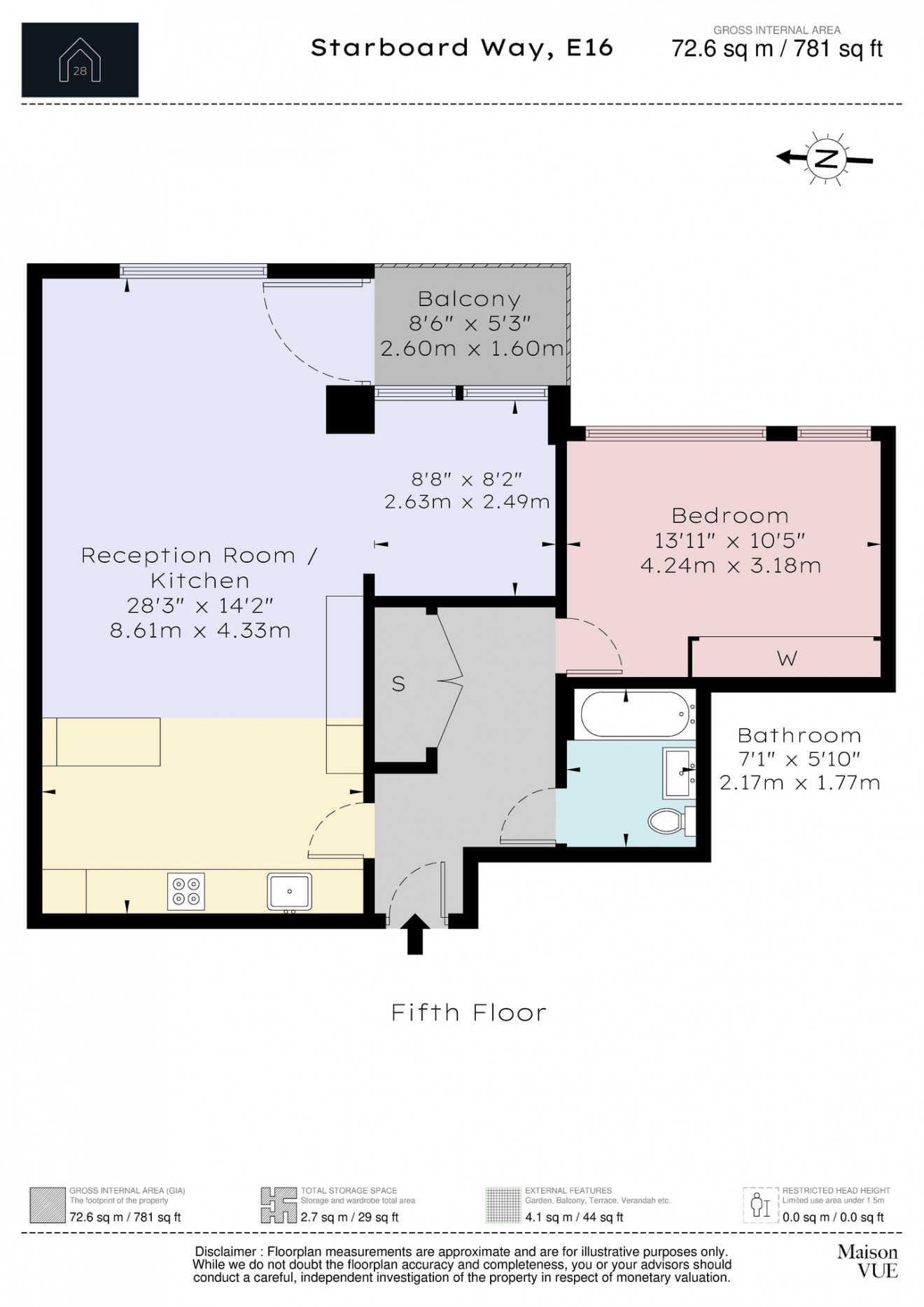 Floorplan for Starboard Way, E16