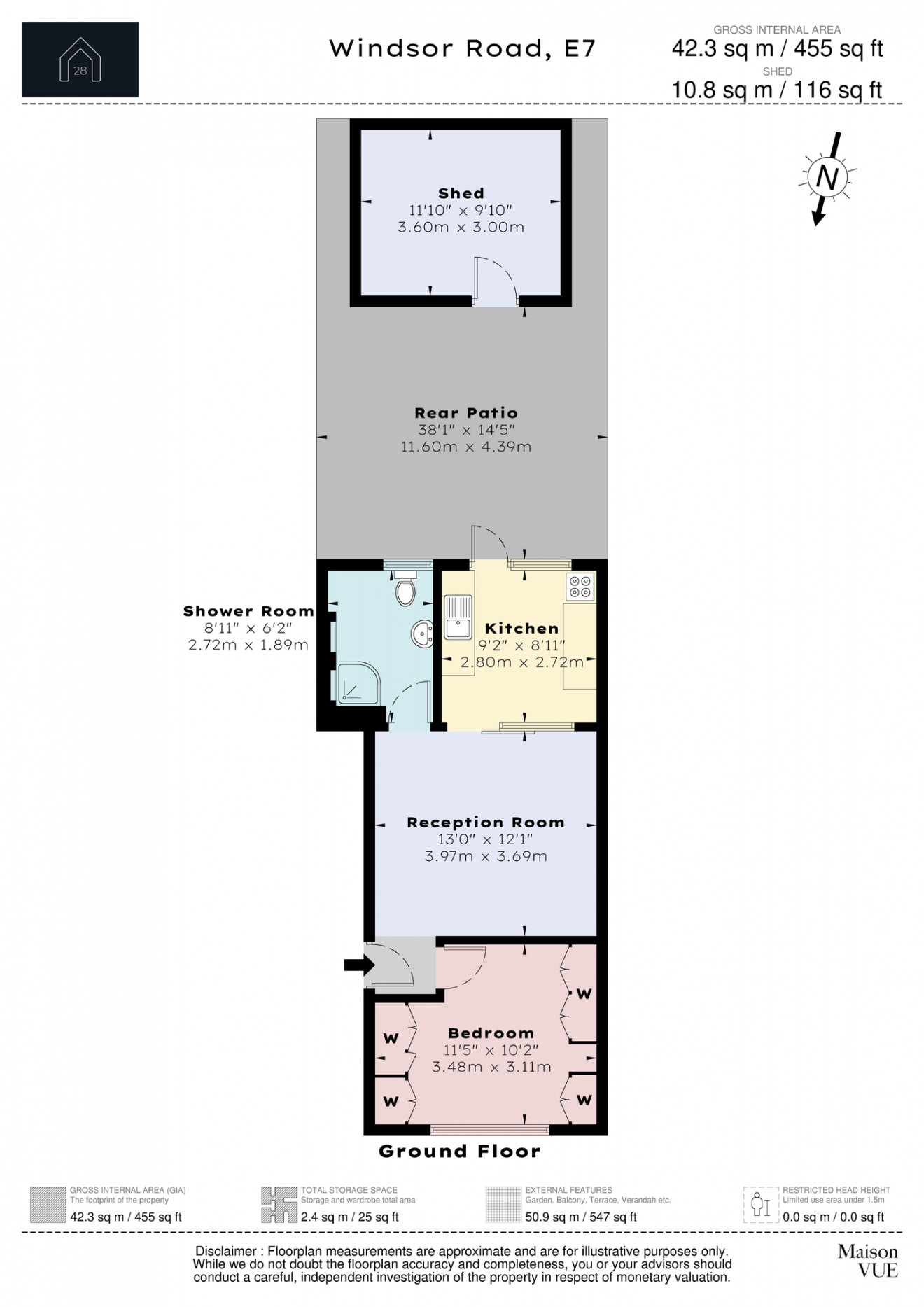 Floorplan for Windsor Road, E7