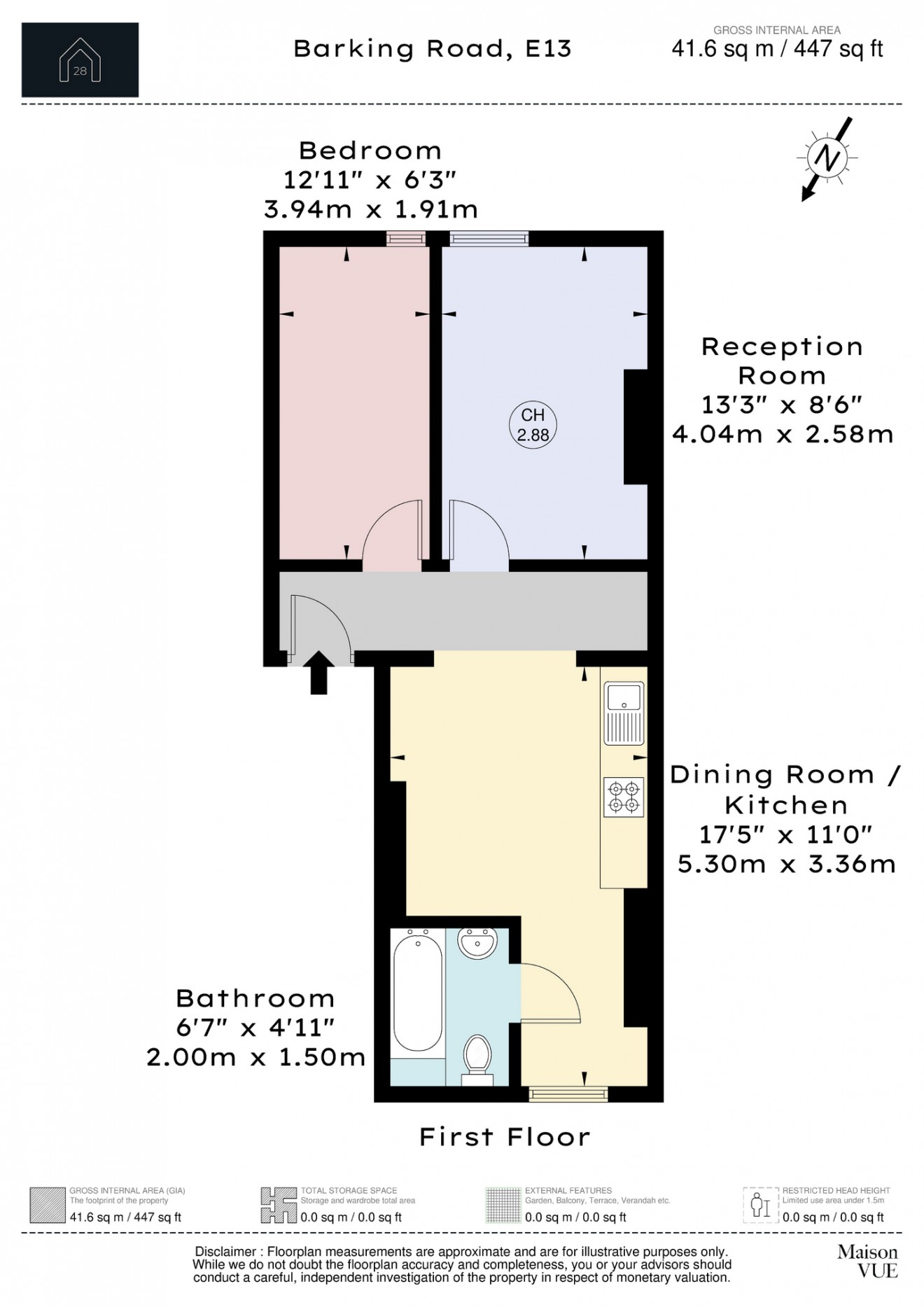 Floorplan for Barking Road, E13