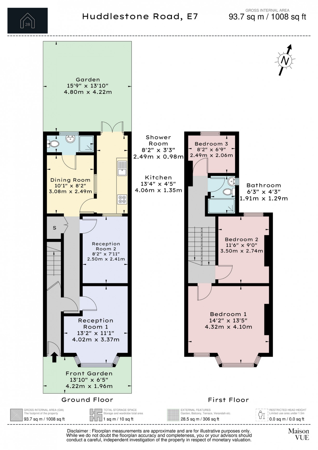 Floorplan for Huddlestone Road, E7