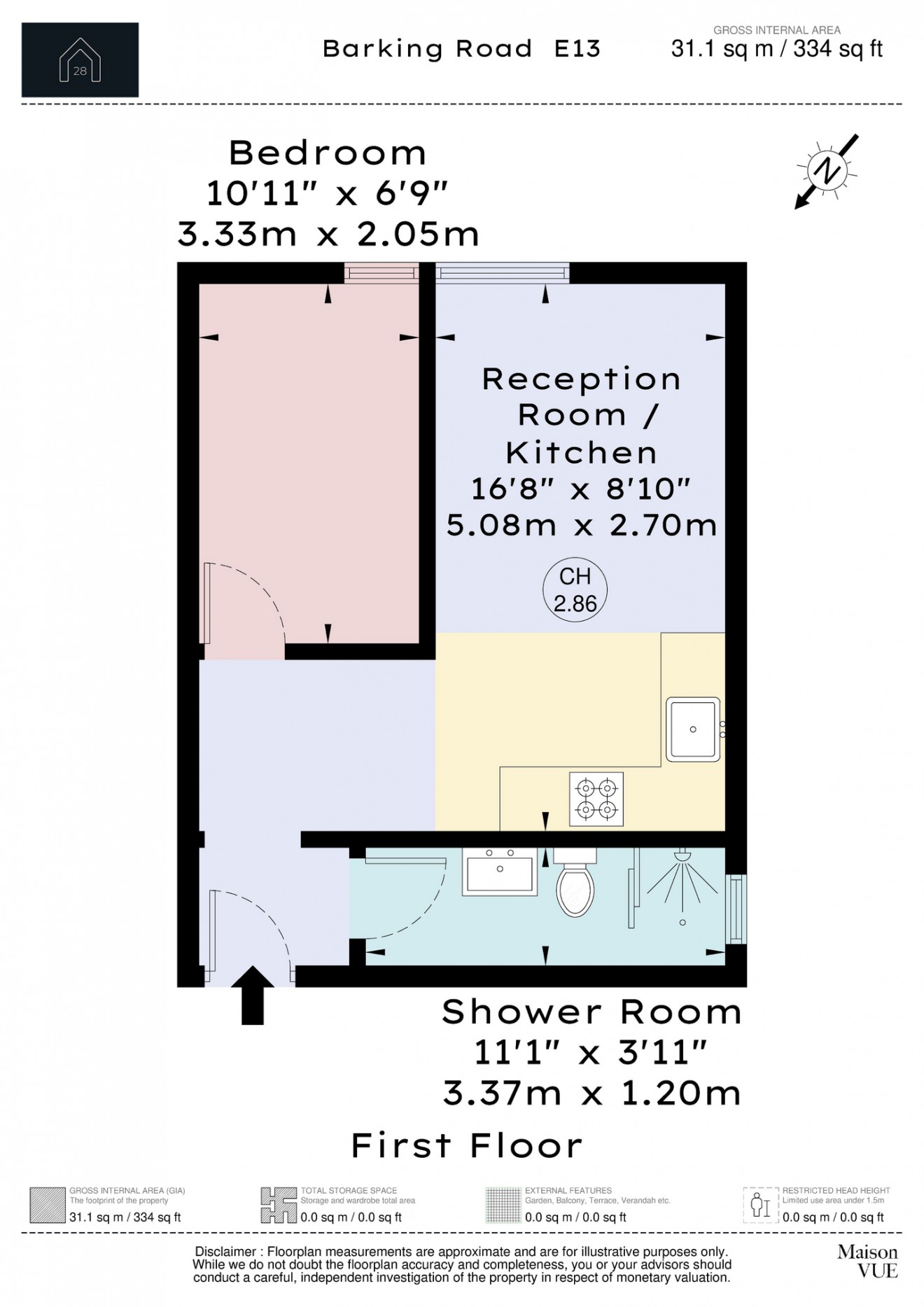 Floorplan for Barking Road, E13