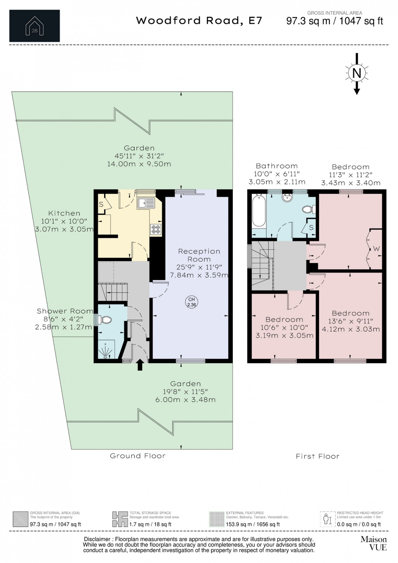 Floorplan for Woodford Road, E7