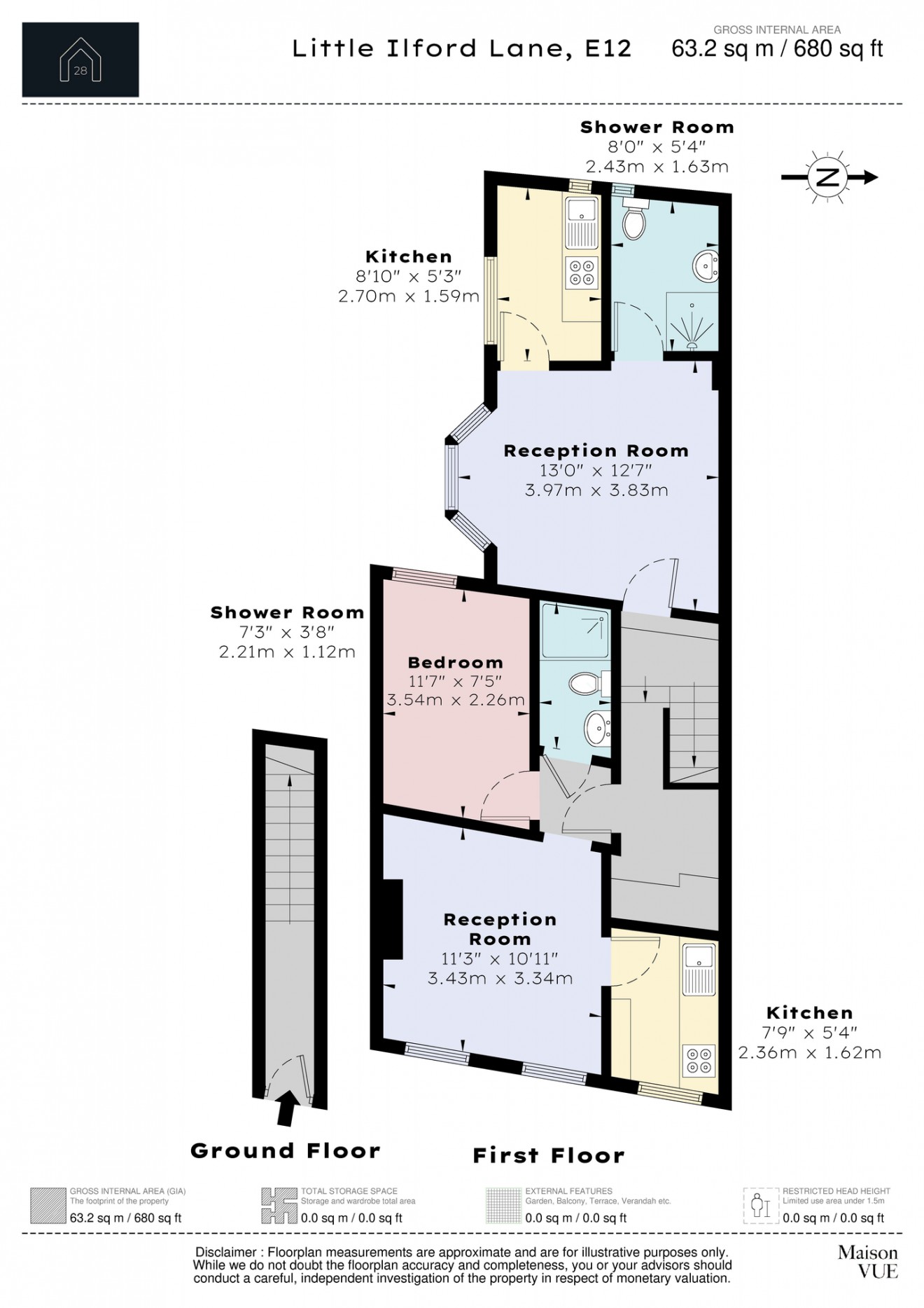 Floorplan for Little Ilford Lane, E12