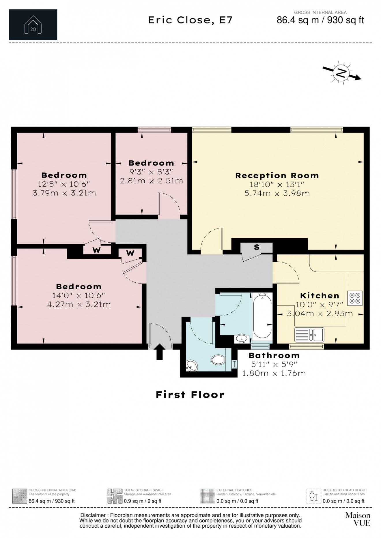 Floorplan for Eric Close, E7