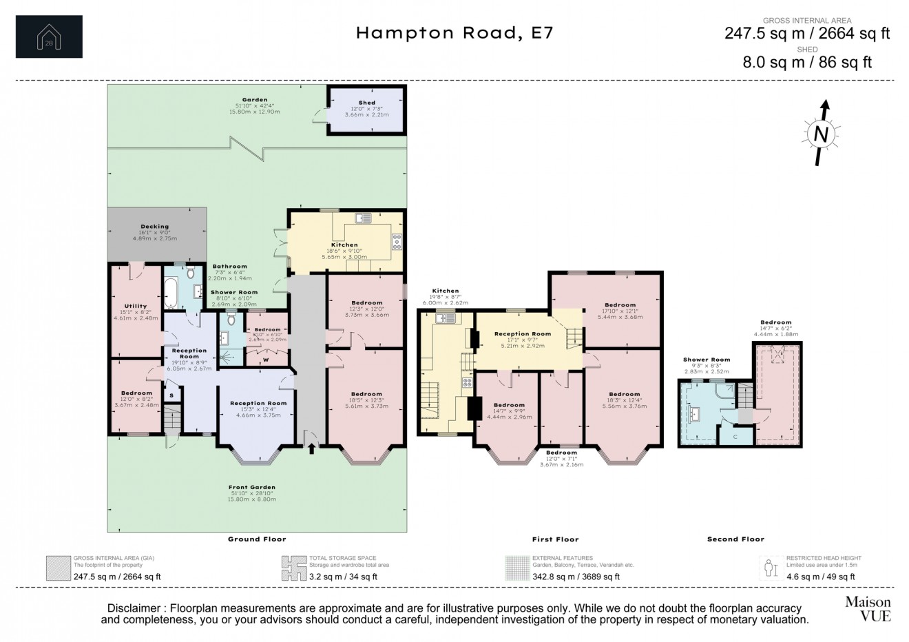 Floorplan for Hampton Road, E7