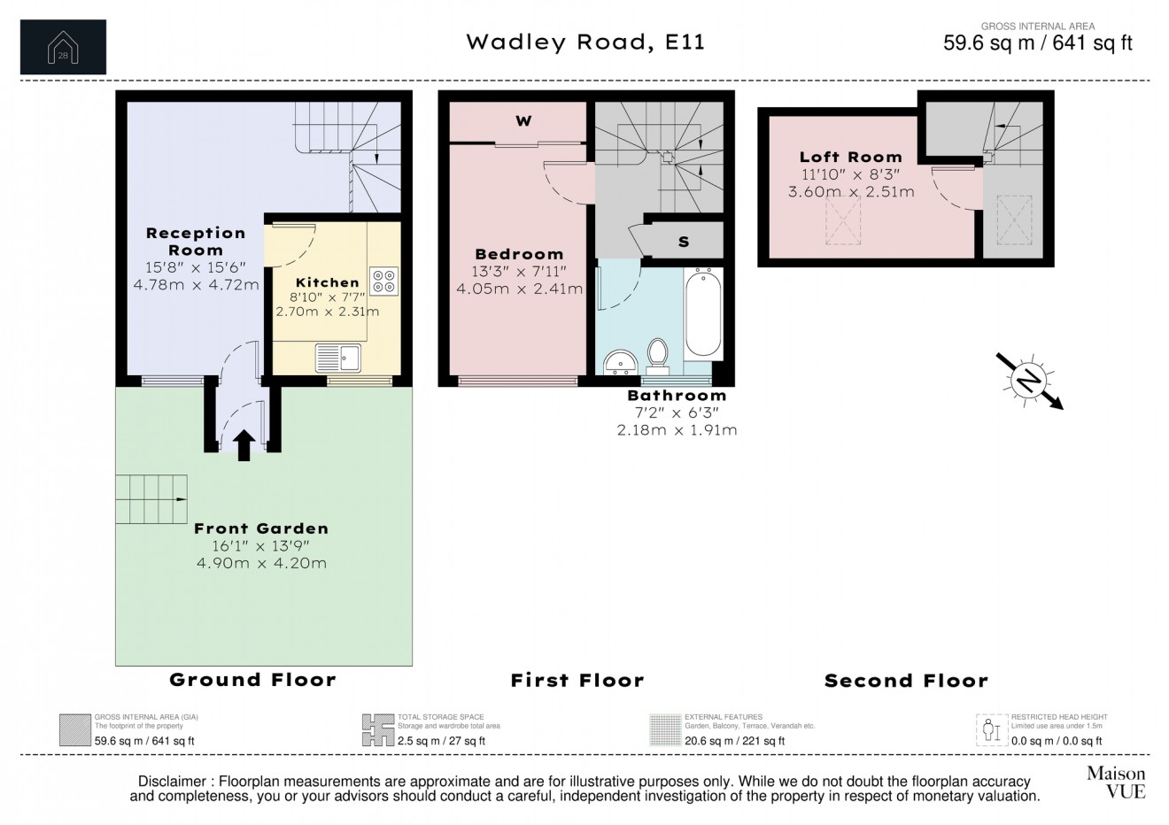 Floorplan for Temple Close, Wadley Road, E11