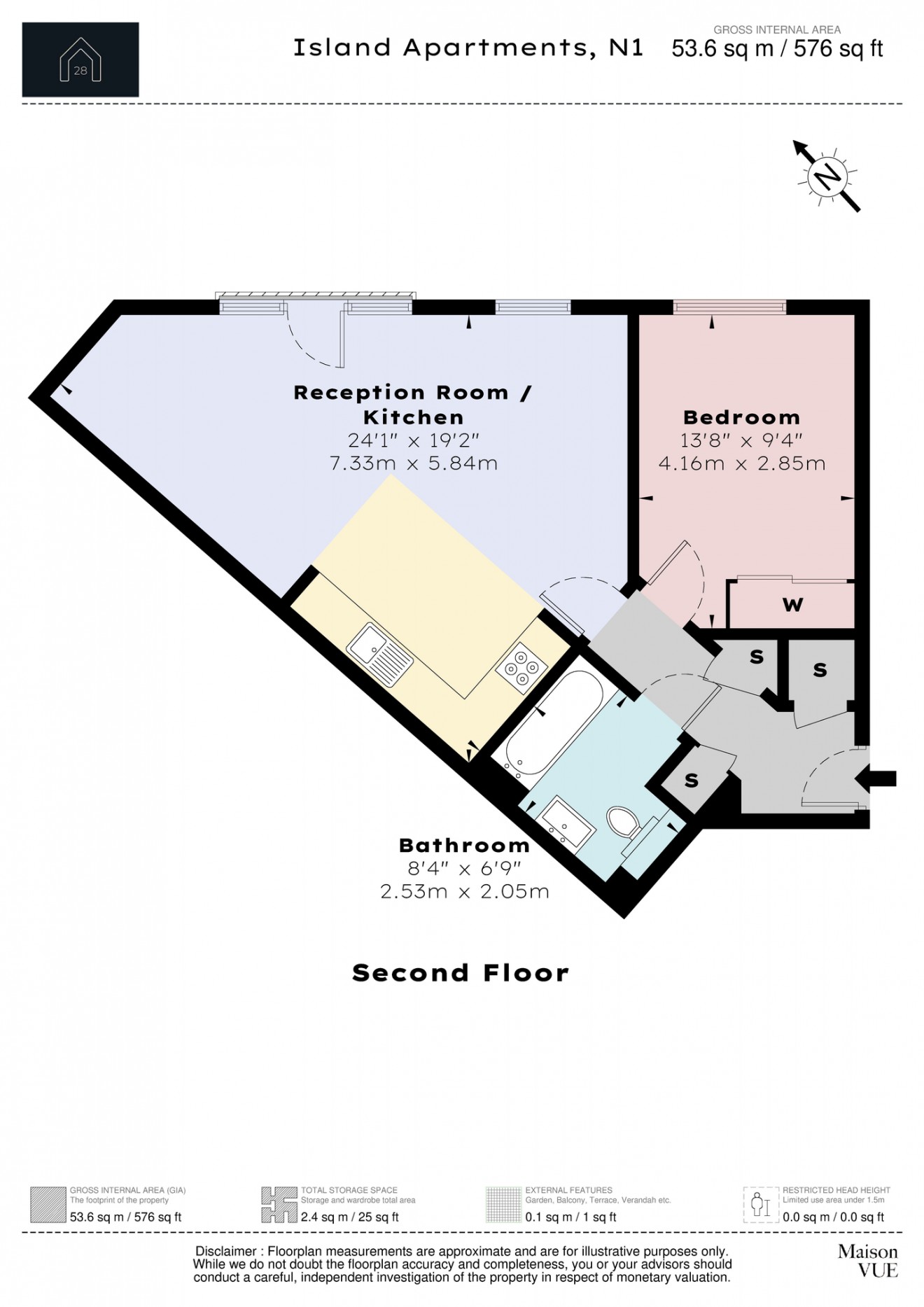 Floorplan for Basire Street N1