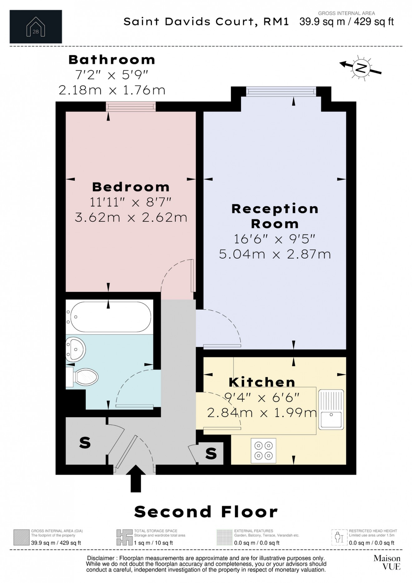 Floorplan for South Street, RM1