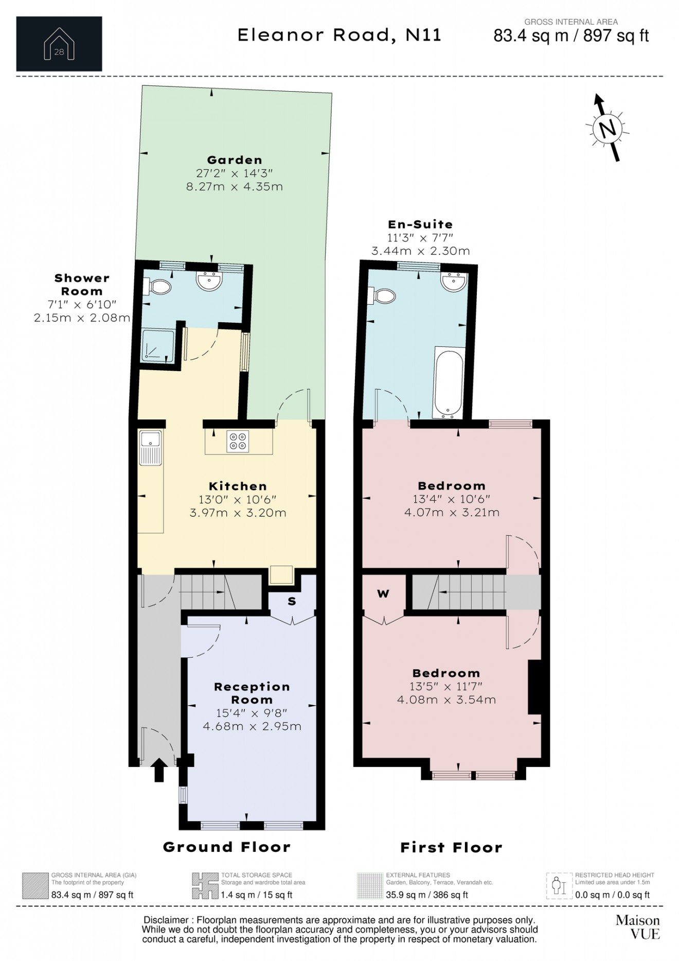 Floorplan for Eleanor Road, N11