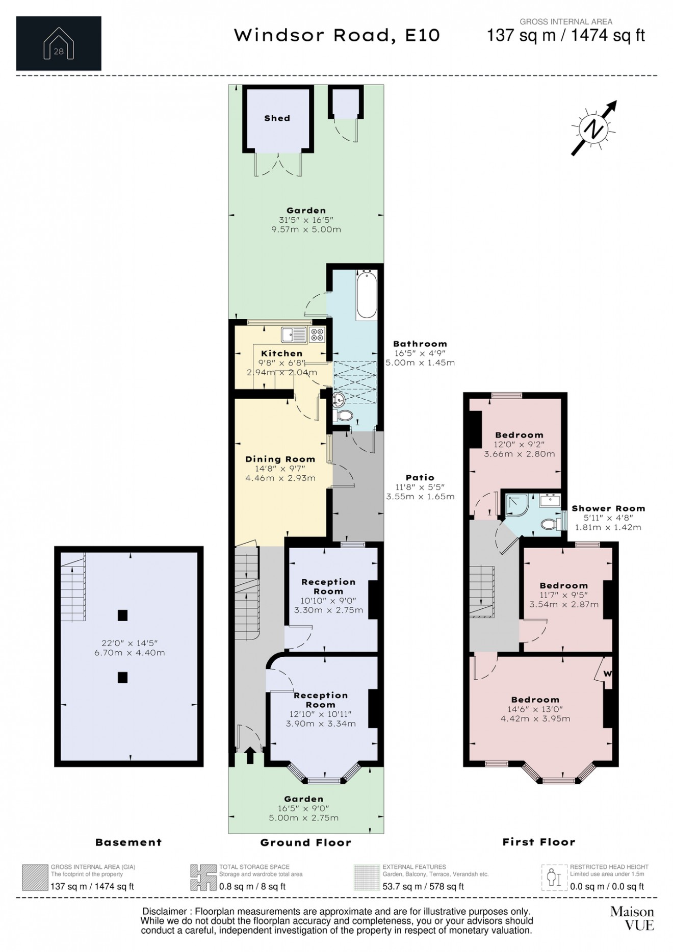Floorplan for Windsor Road, E10