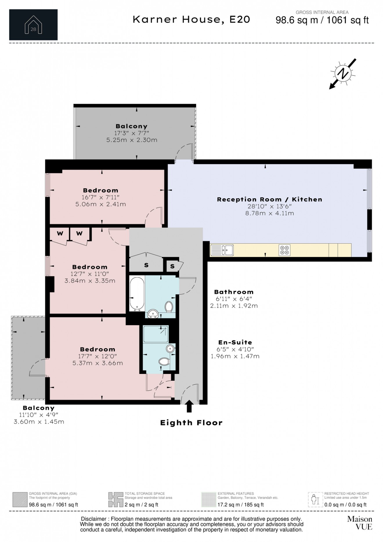 Floorplan for Logan Close, E20
