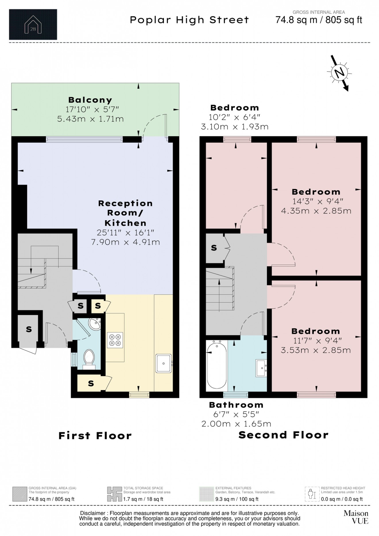 Floorplan for Poplar High Street, E14