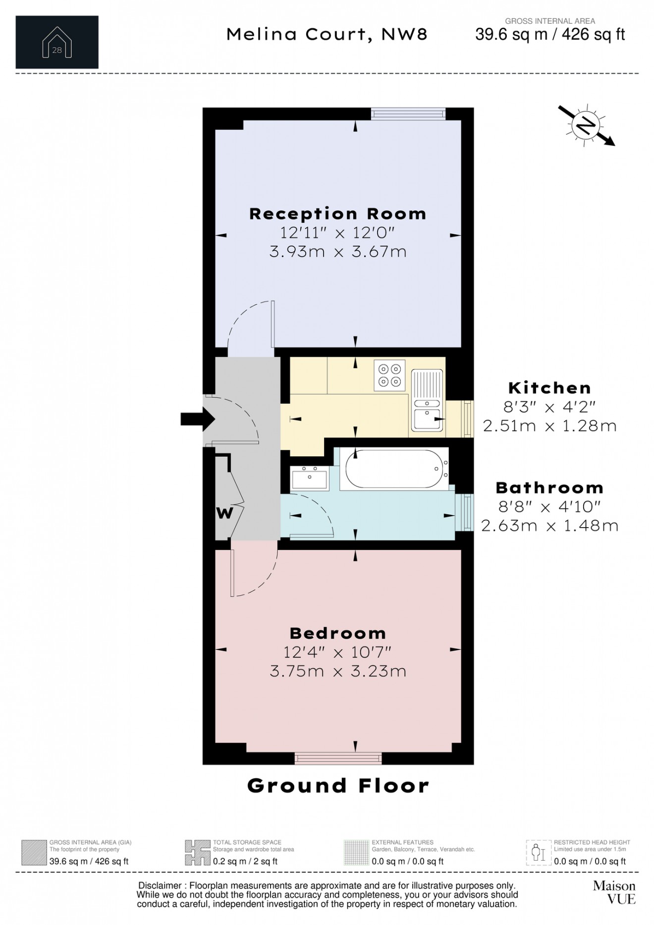 Floorplan for Grove End Road, NW8