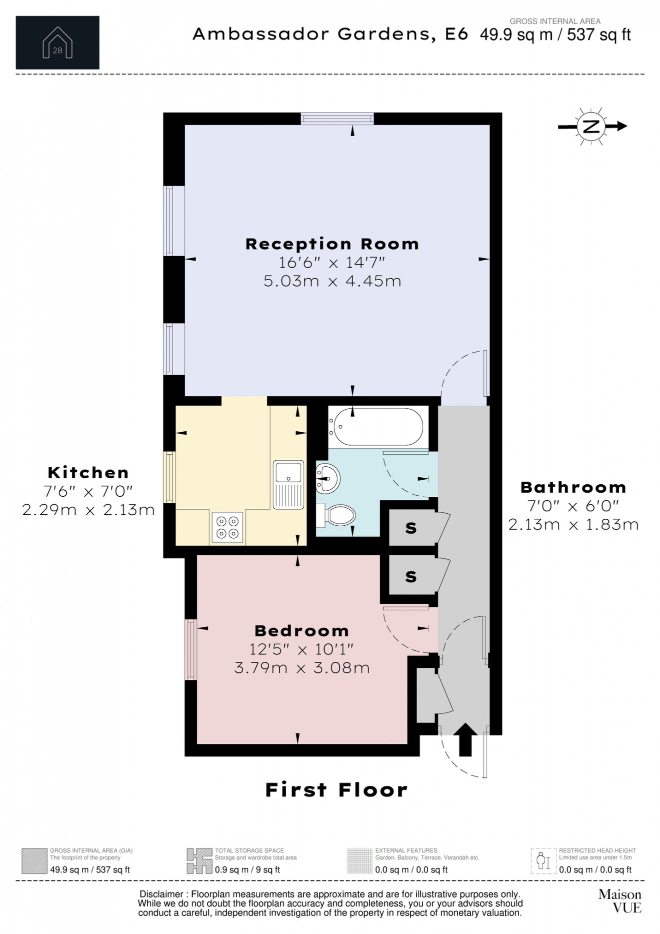 Floorplan for Ambassador Gardens, E6