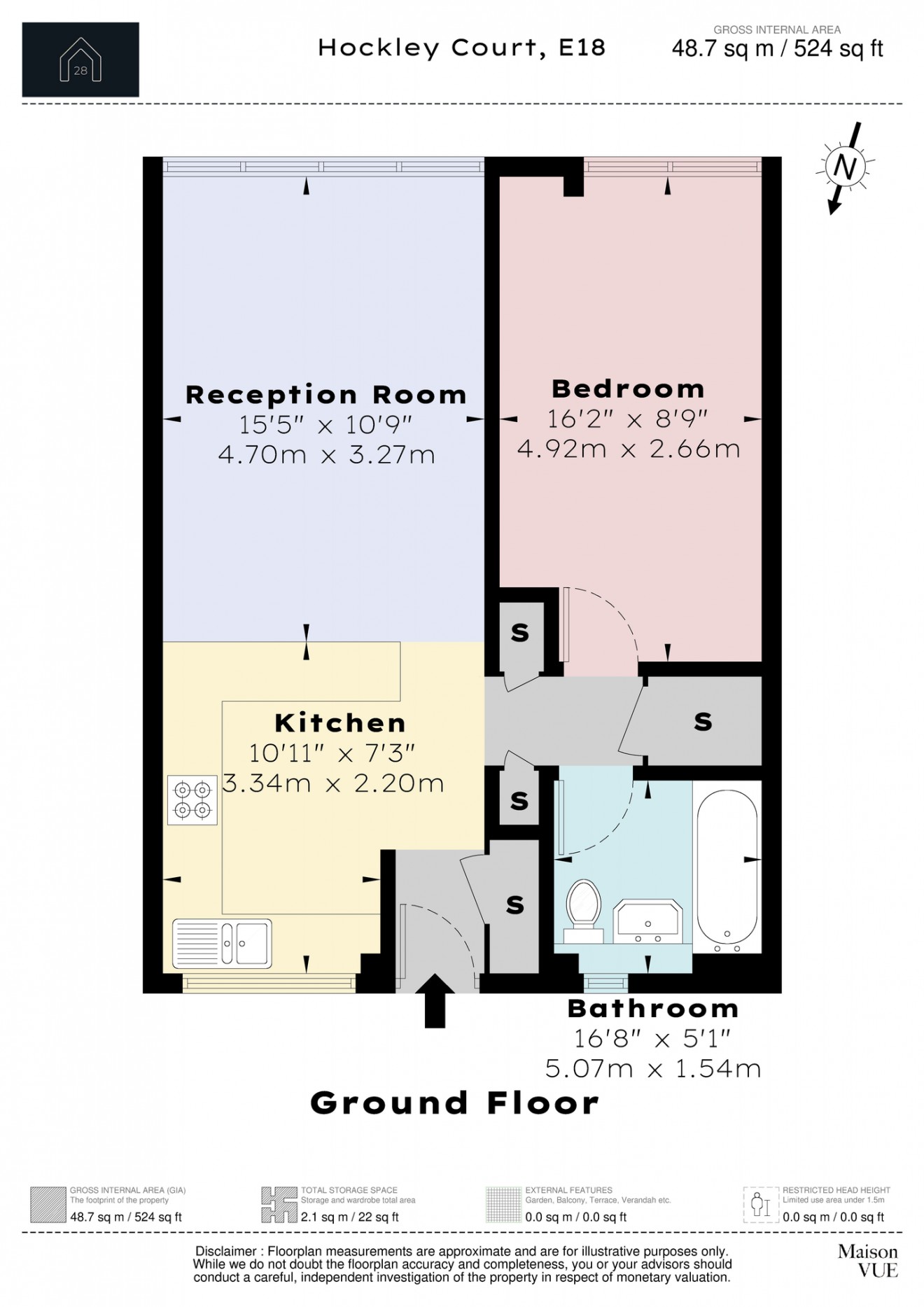 Floorplan for Churchfields, E18